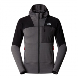 Polaire Stormgap Powergrid Hoodie Smoked Pearl / Tnf Black