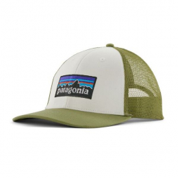 Casquette P-6 Logo Lopro Trucker White Buckhorn Green