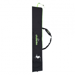 HOUSSE A SKIS MATELASSEE NOIR-VERT