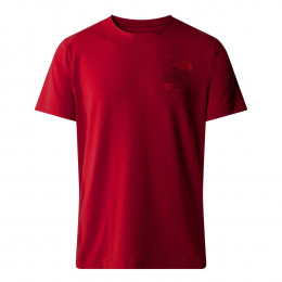 T-shirt Lightning Alpine Garnet Red