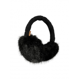 Cache oreilles Fur Femme Noir